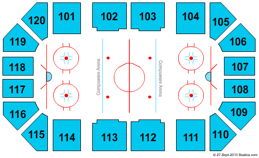 Compuware Arena Seating Chart